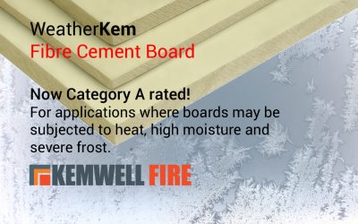 Kemwell WeatherKem board now Category A rated for heat, high moisture and severe frost